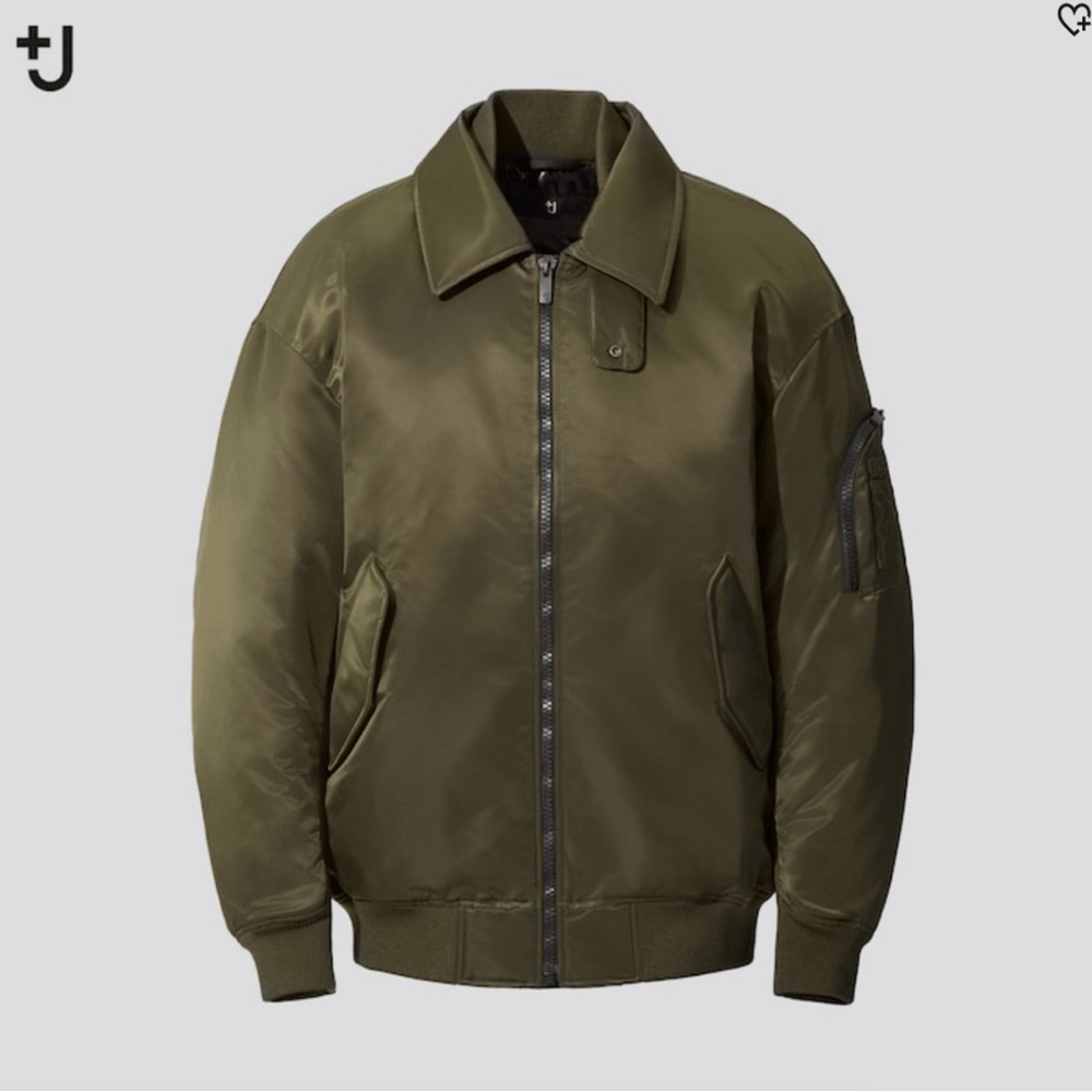 +J Blouson Hybrid Down Bomber Jacket